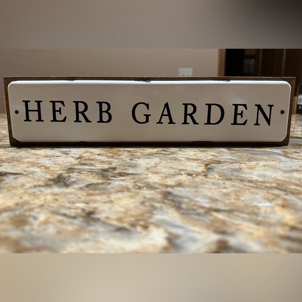 White Herb Garden Bin